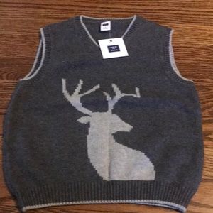 NWT Janie and Jack boys sweater vest